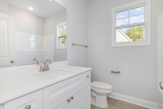 98 Laramie Ln, Selma, NC 27576 - bathroom featuring vanity and a shower