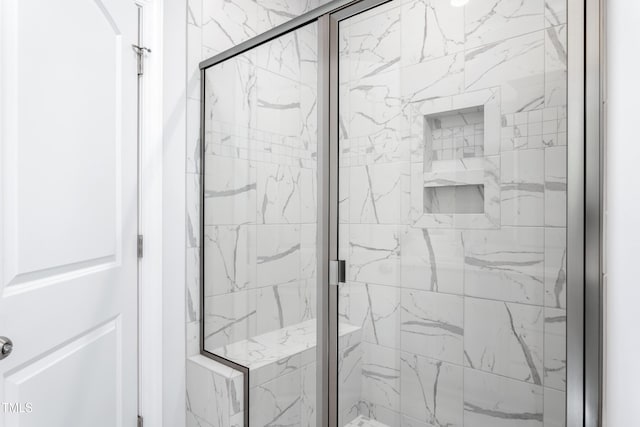 1053 Beechcraft Dr Unit 124, Mebane, NC 27302 - bathroom with a marble finish shower