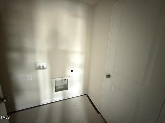 43 Chloe Ct, Selma, NC 27577 - laundry area with washer hookup, hookup for an electric dryer, and baseboards