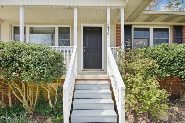 view of property entrance