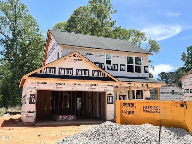 view of property in mid-construction