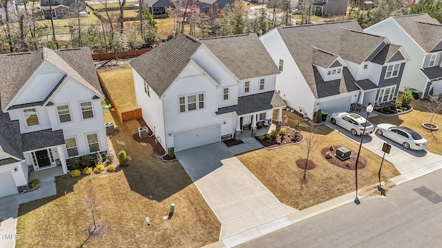1408 Weavers Trace Dr, Zebulon, NC 27597 - bird's eye view with a residential view