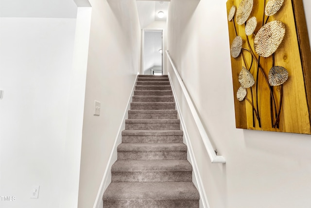 1004 Gold Cir, Mebane, NC 27302 - stairway with baseboards