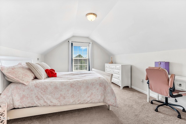 1004 Gold Cir, Mebane, NC 27302 - bedroom with carpet floors and vaulted ceiling