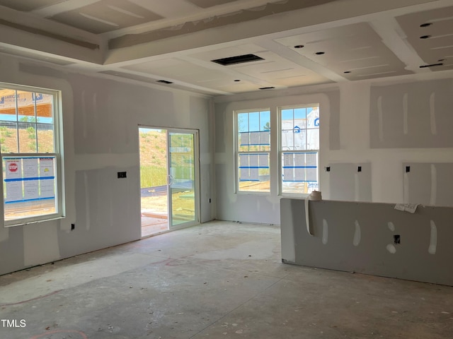 empty room featuring plenty of natural light