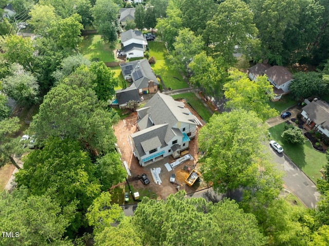 5107 Hearth Dr, Raleigh, NC 27609 - aerial view of residential area
