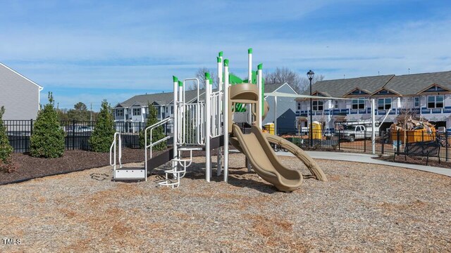 146 Holton St, Smithfield, NC 27577 - community jungle gym with a residential view and fence