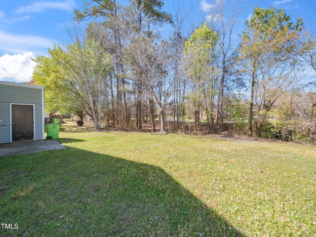 106 Mingocrest Dr, Knightdale, NC 27545 - view of yard with an outbuilding