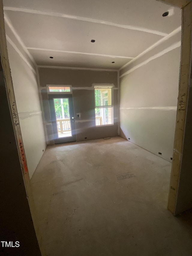view of unfurnished room