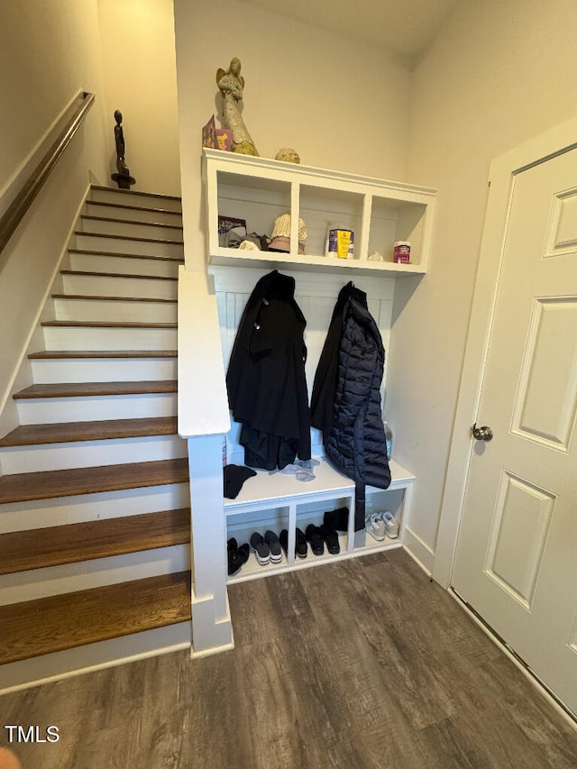 829 S Franklin St, Wake Forest, NC 27587 - mudroom with wood finished floors