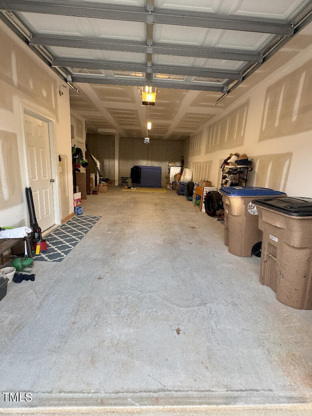 829 S Franklin St, Wake Forest, NC 27587 - garage with a garage door opener