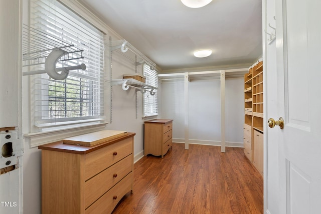 1302 Hermitage Rd, Sanford, NC 27330 - spacious closet with wood finished floors