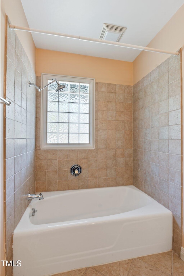 1302 Hermitage Rd, Sanford, NC 27330 - full bath with visible vents and tile patterned flooring