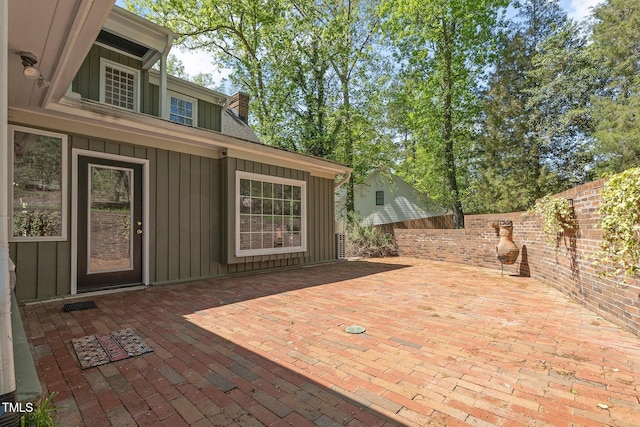 1302 Hermitage Rd, Sanford, NC 27330 - view of patio featuring fence