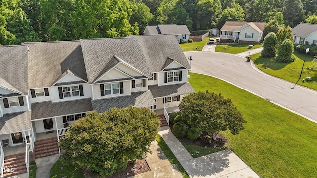 bird's eye view featuring a residential view