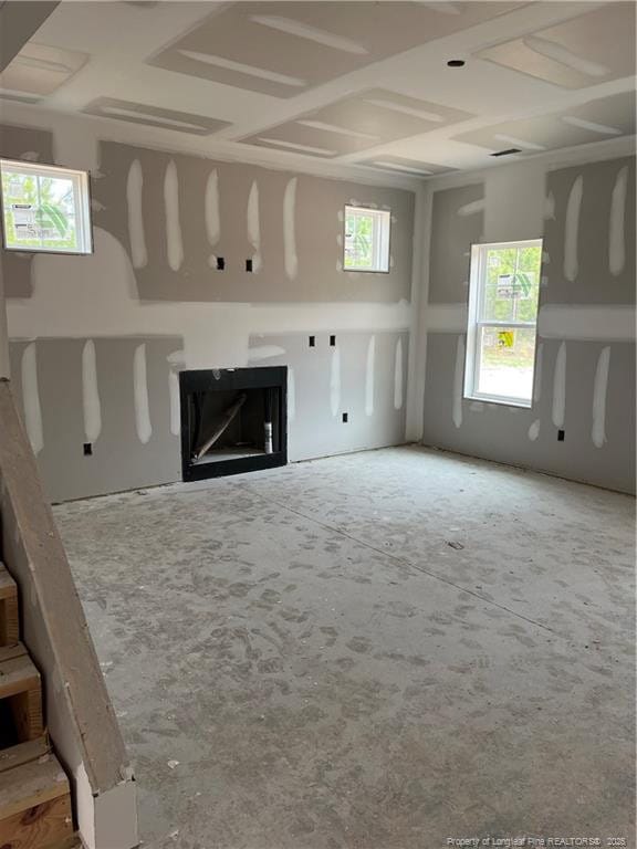 200 Dove Rd, Cameron, NC 28326 - unfurnished living room with a fireplace