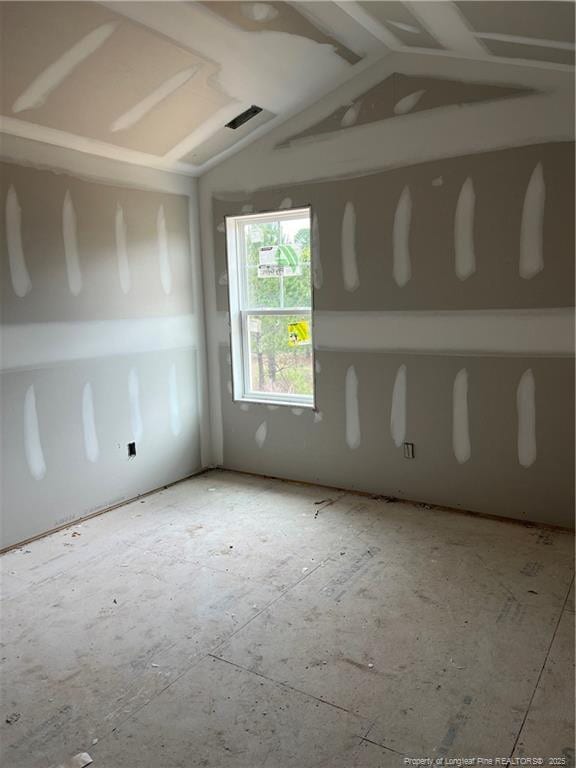 200 Dove Rd, Cameron, NC 28326 - unfurnished room featuring lofted ceiling