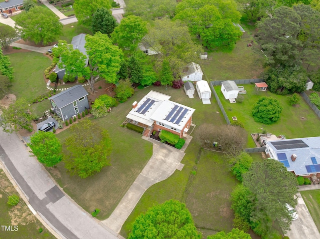 birds eye view of property featuring a residential view