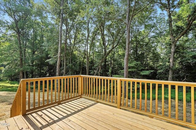 5500 Lake Wendell Rd, Zebulon, NC 27597 - view of wooden deck
