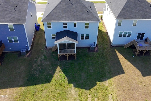 1417 Underbrush Dr, Durham, NC 27703 - drone / aerial view