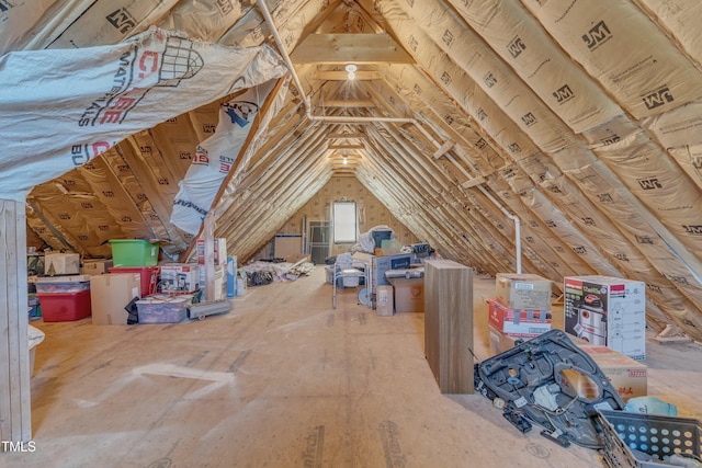 5595 Godwin Lake Rd, Benson, NC 27504 - view of unfinished attic