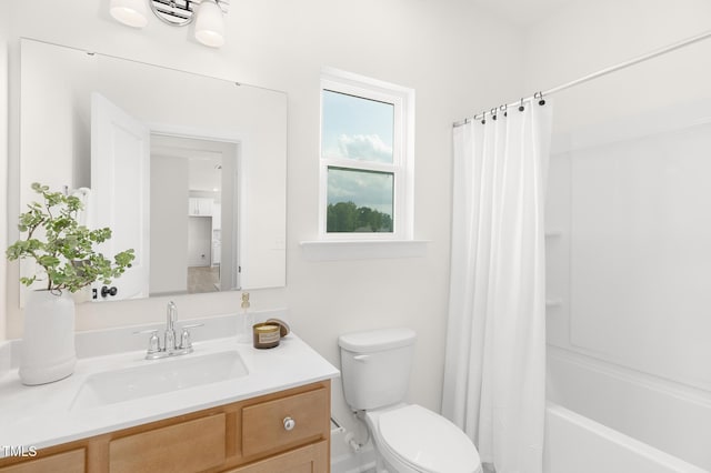 111 Silver Moon Ln Unit 121, Clayton, NC 27527 - bathroom with toilet, shower / tub combo, and vanity
