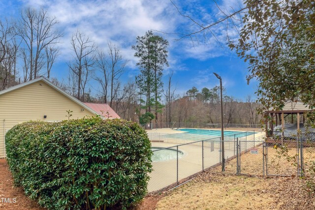 9005 River Estates Dr, Knightdale, NC 27545 - community pool featuring fence and a patio