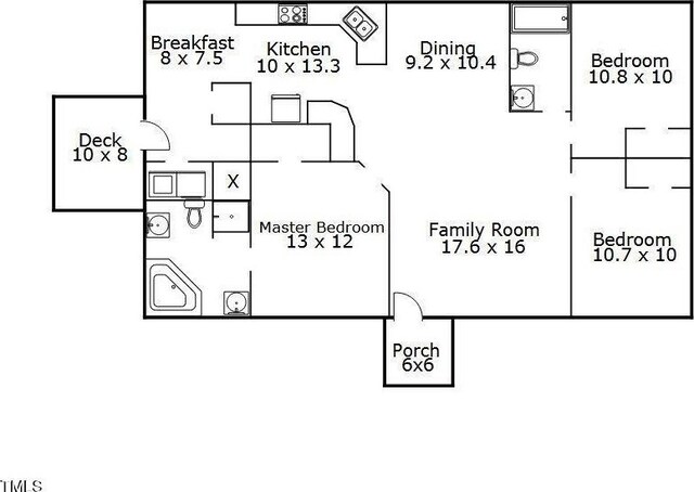 176 Clear Water Dr, Smithfield, NC 27577 - property floor plan