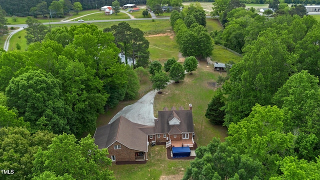 5237 Christian Light Rd, Fuquay Varina, NC 27526 - view of subject property with a tree filled landscape