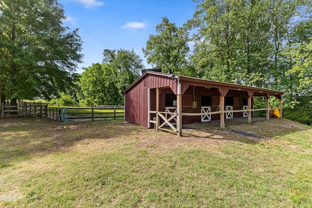 5237 Christian Light Rd, Fuquay Varina, NC 27526 - view of horse barn