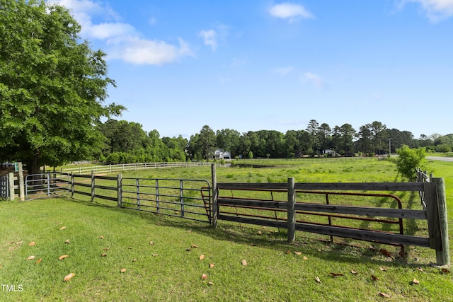5237 Christian Light Rd, Fuquay Varina, NC 27526 - view of yard featuring a view of countryside