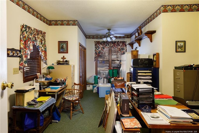 2427 Colgate Dr, Fayetteville, NC 28304 - office space with carpet and a ceiling fan