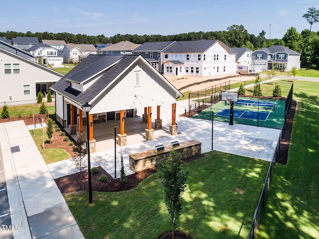 birds eye view of property featuring a residential view