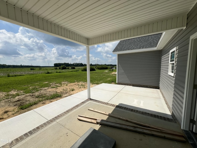 508 S Vance St, Fremont, NC 27830 - view of patio / terrace featuring a view of countryside