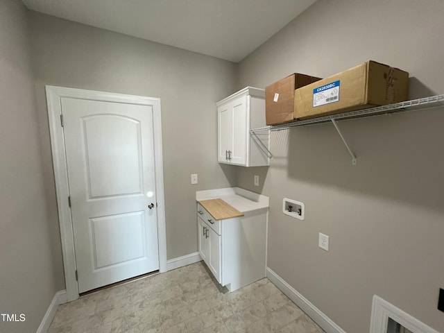 508 S Vance St, Fremont, NC 27830 - washroom featuring washer hookup and cabinet space