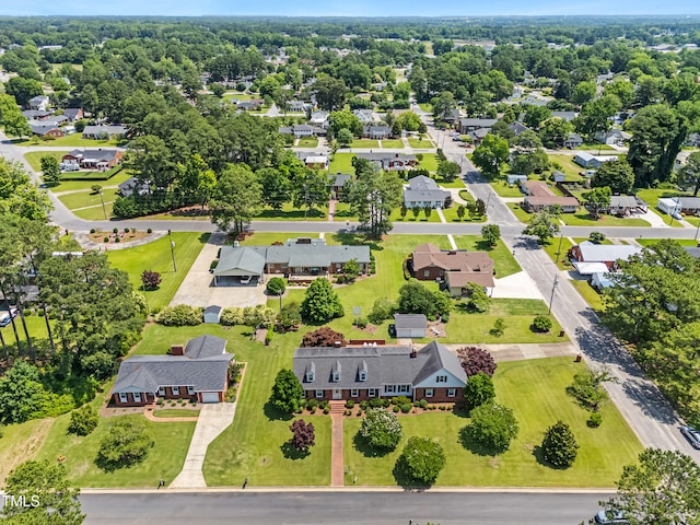 504 W Brocklyn St, Benson, NC 27504 - aerial view of residential area
