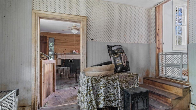 410 Halifax St, Warrenton, NC 27589 - bathroom featuring wallpapered walls