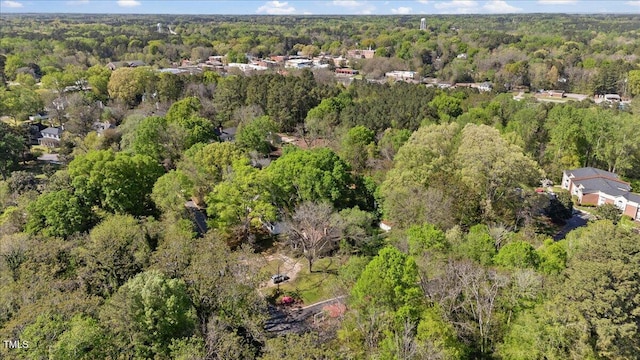 410 Halifax St, Warrenton, NC 27589 - drone / aerial view with a wooded view