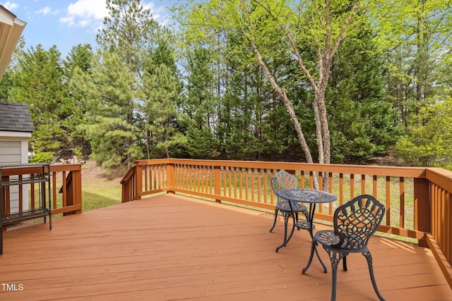 view of deck