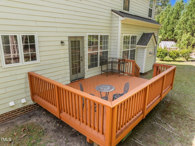 view of deck