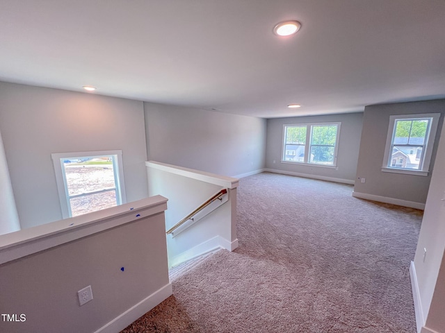 217 Duncan Creek Rd # 124, Lillington, NC 27546 - unfurnished room with carpet floors, baseboards, and recessed lighting