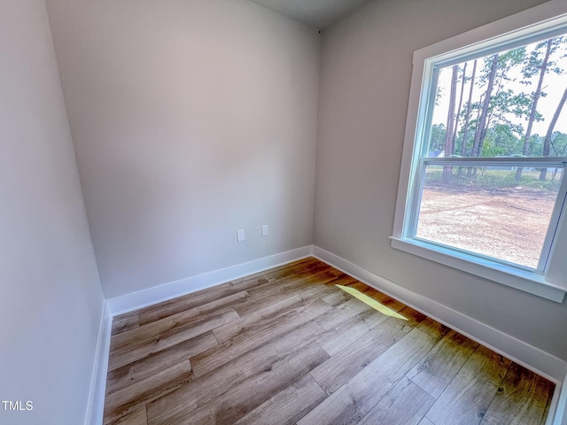217 Duncan Creek Rd # 124, Lillington, NC 27546 - unfurnished room with plenty of natural light, baseboards, and wood finished floors