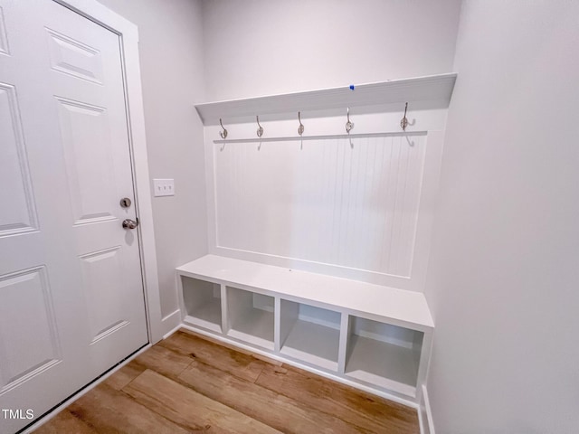 217 Duncan Creek Rd # 124, Lillington, NC 27546 - mudroom featuring wood finished floors