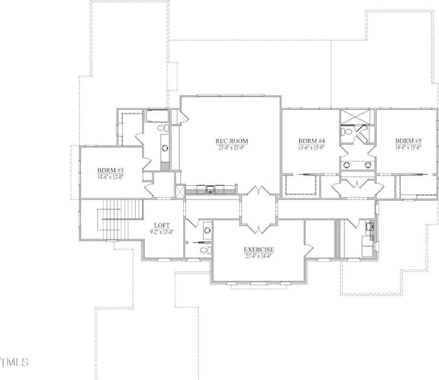 1216 Barcroft Pl, Raleigh, NC 27615 - view of property floor plan