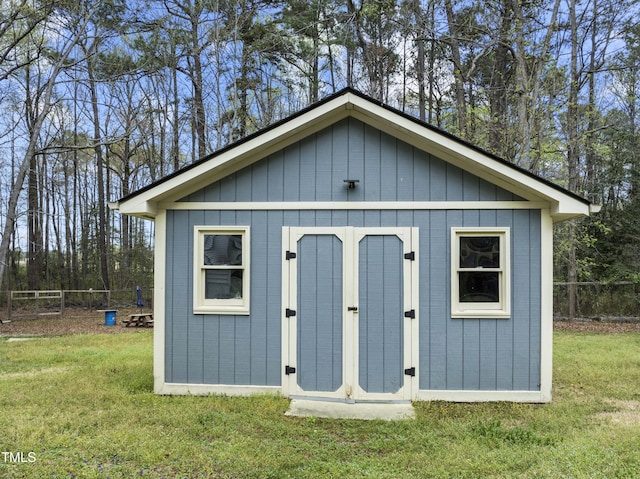 2949 Tram Rd, Fuquay Varina, NC 27526 - view of shed with fence