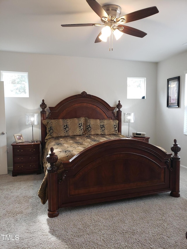 17 Verona Dr, Clayton, NC 27527 - carpeted bedroom with a ceiling fan