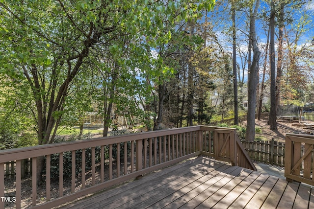9512 Anson Grove Ln, Raleigh, NC 27615 - view of deck