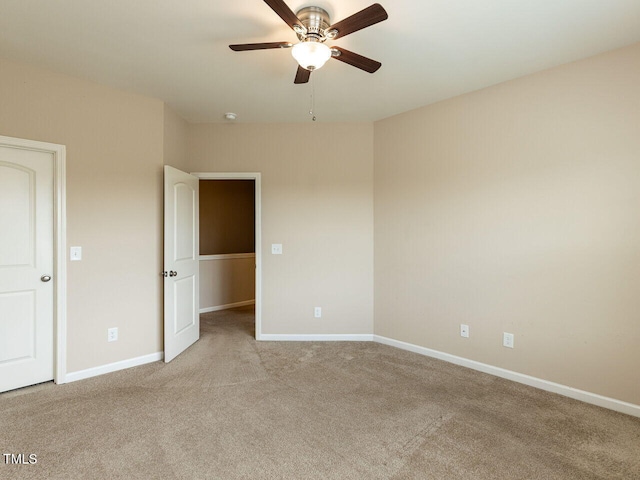 112 Churment Ct, Durham, NC 27703 - unfurnished bedroom featuring light carpet and a ceiling fan