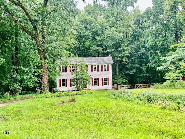 1401 Roy Averette Dr, Raleigh, NC 27603 - colonial inspired home with a wooded view and an outbuilding