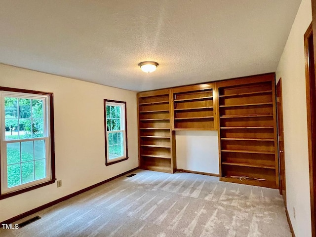 1401 Roy Averette Dr, Raleigh, NC 27603 - unfurnished bedroom with multiple windows, a textured ceiling, and carpet floors